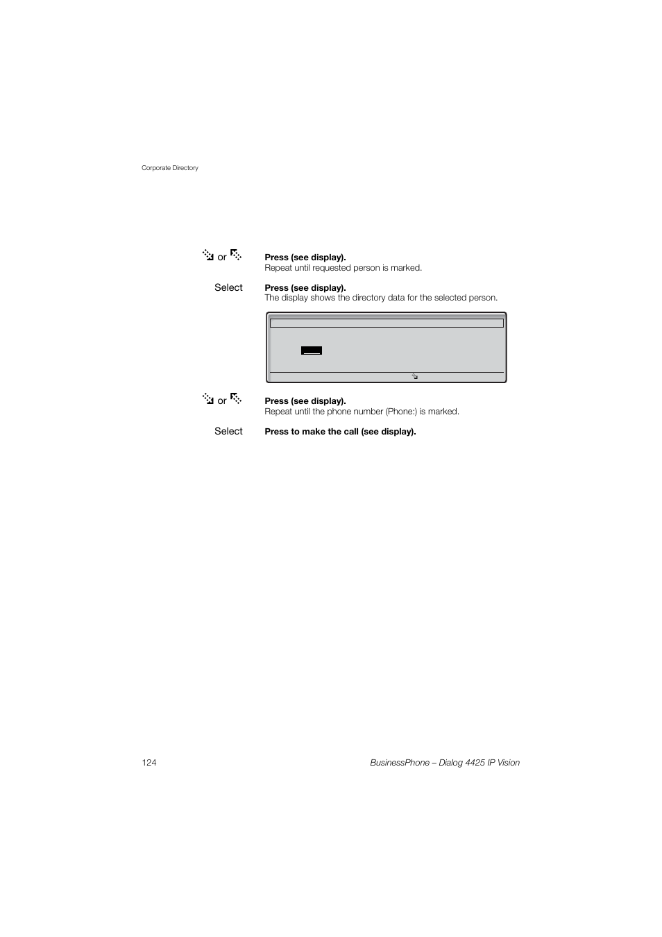 AASTRA 4425 IP Vision for BusinessPhone User Guide User Manual | Page 124 / 153