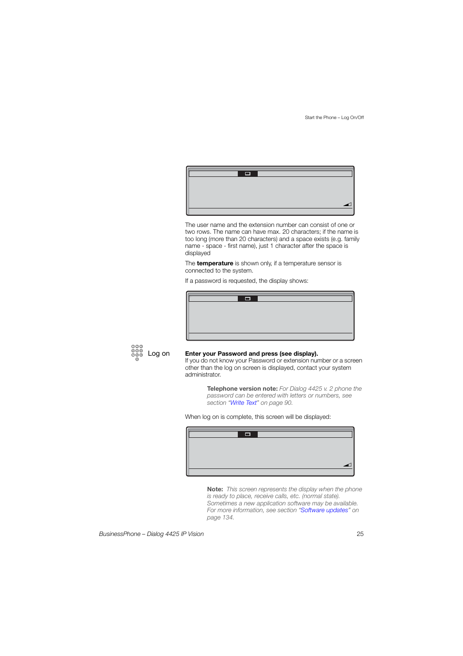 AASTRA 4425 IP Vision for BusinessPhone User Guide User Manual | Page 25 / 153