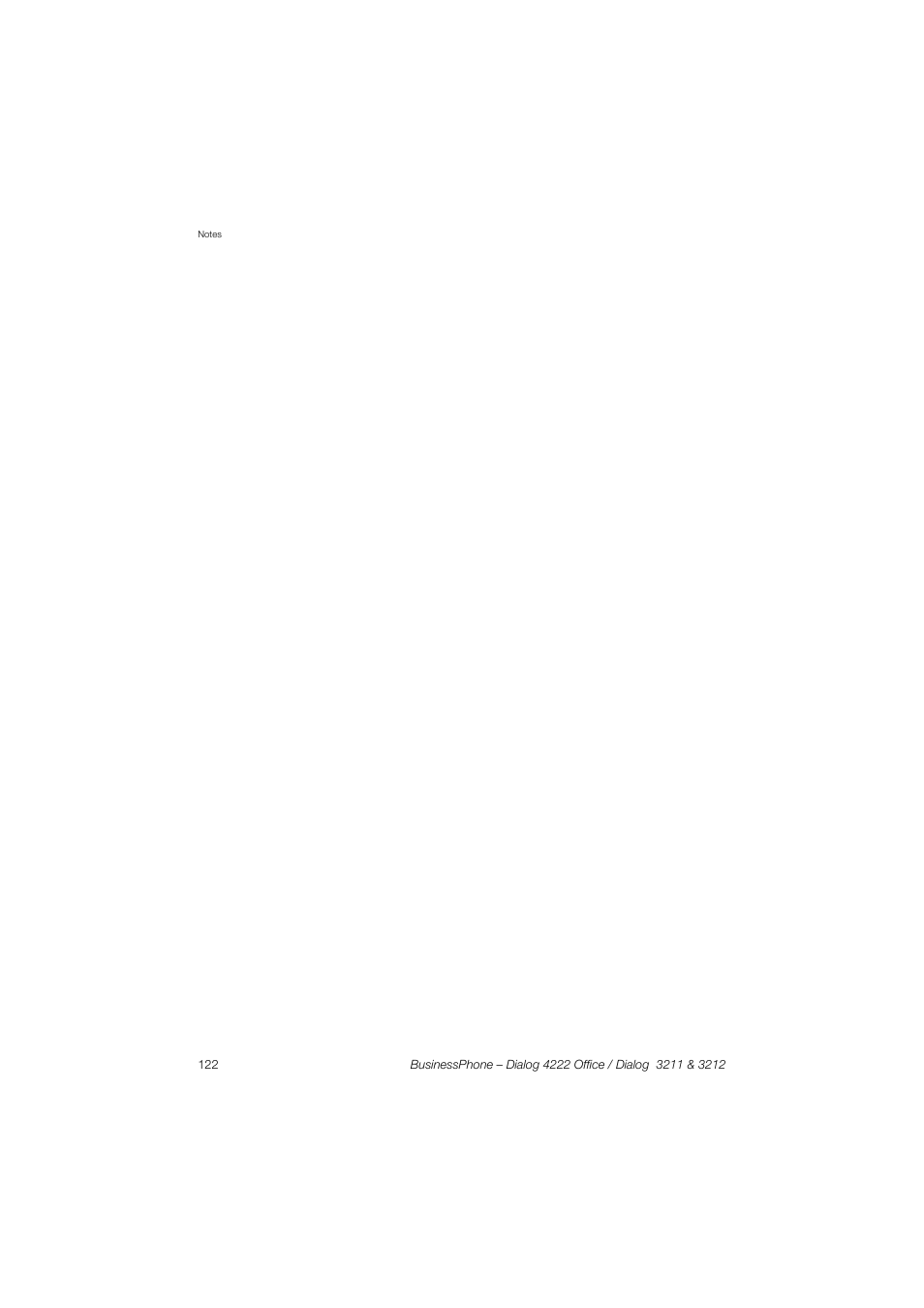 AASTRA 4222 Office for BusinessPhone User Guide EN User Manual | Page 122 / 124