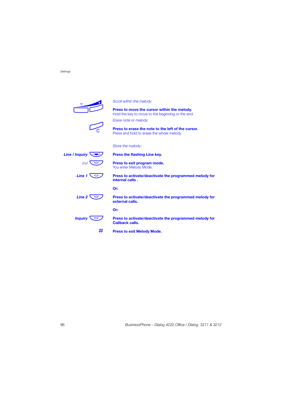 AASTRA 4222 Office for BusinessPhone User Guide EN User Manual | Page 96 / 124
