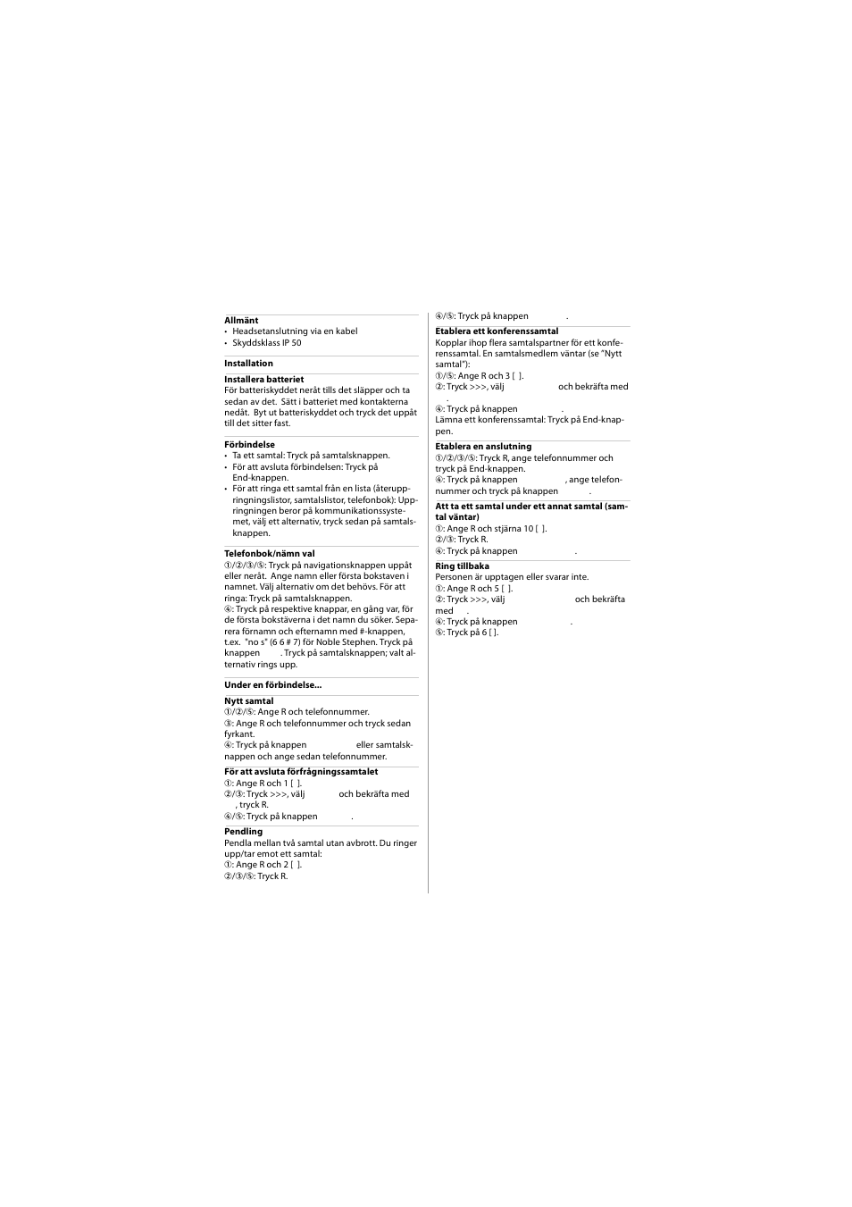 AASTRA 610d for Aastra 400 Quick User Guide User Manual | Page 19 / 30