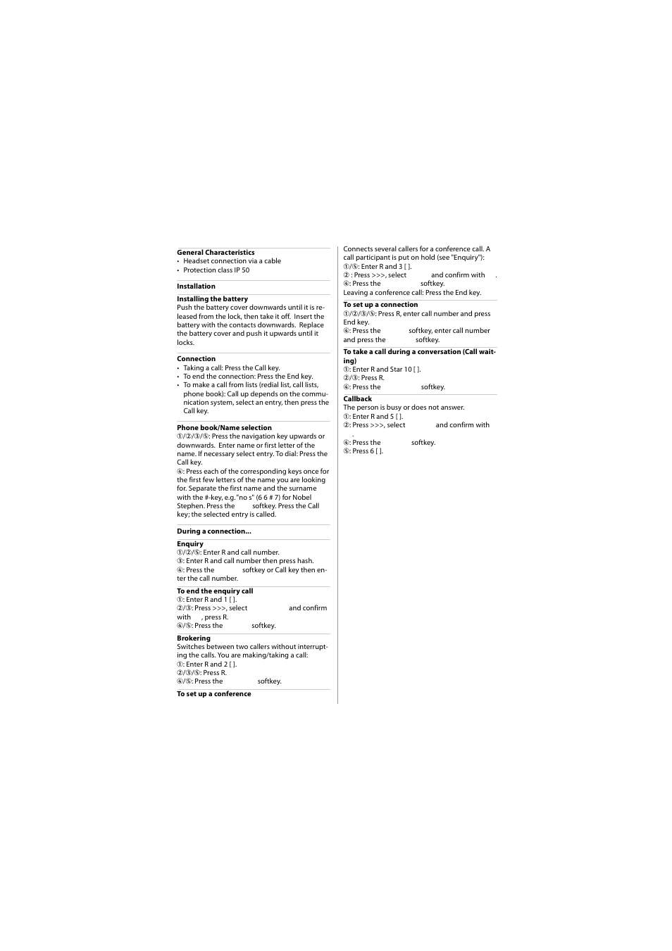 AASTRA 610d for Aastra 400 Quick User Guide User Manual | Page 5 / 30