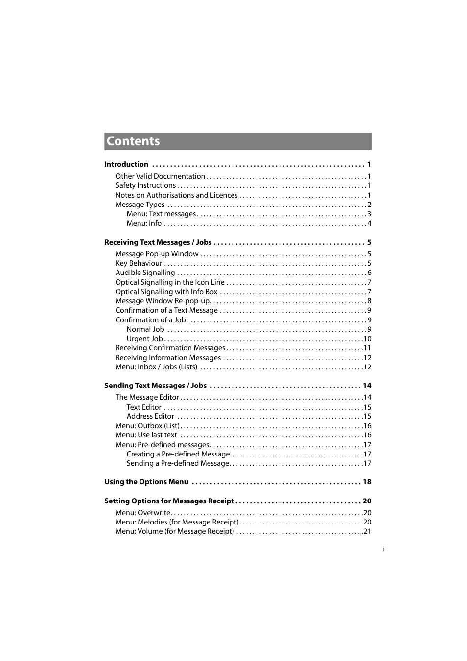 AASTRA 600d Messaging & Alerting SIP-DECT User Manual EN User Manual | Page 3 / 36