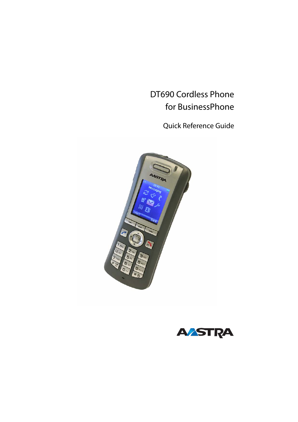 AASTRA DT690 for BusinessPhone Quick Reference Guide User Manual | 176 pages