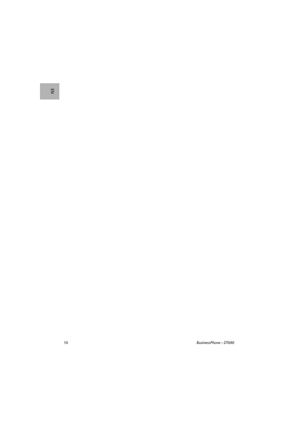 AASTRA DT690 for BusinessPhone Quick Reference Guide User Manual | Page 10 / 176