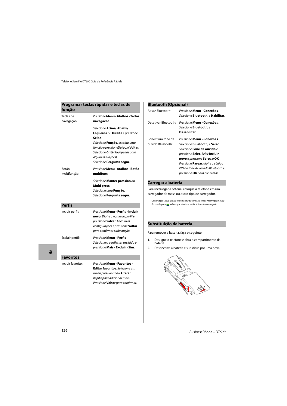 AASTRA DT690 for BusinessPhone Quick Reference Guide User Manual | Page 126 / 176