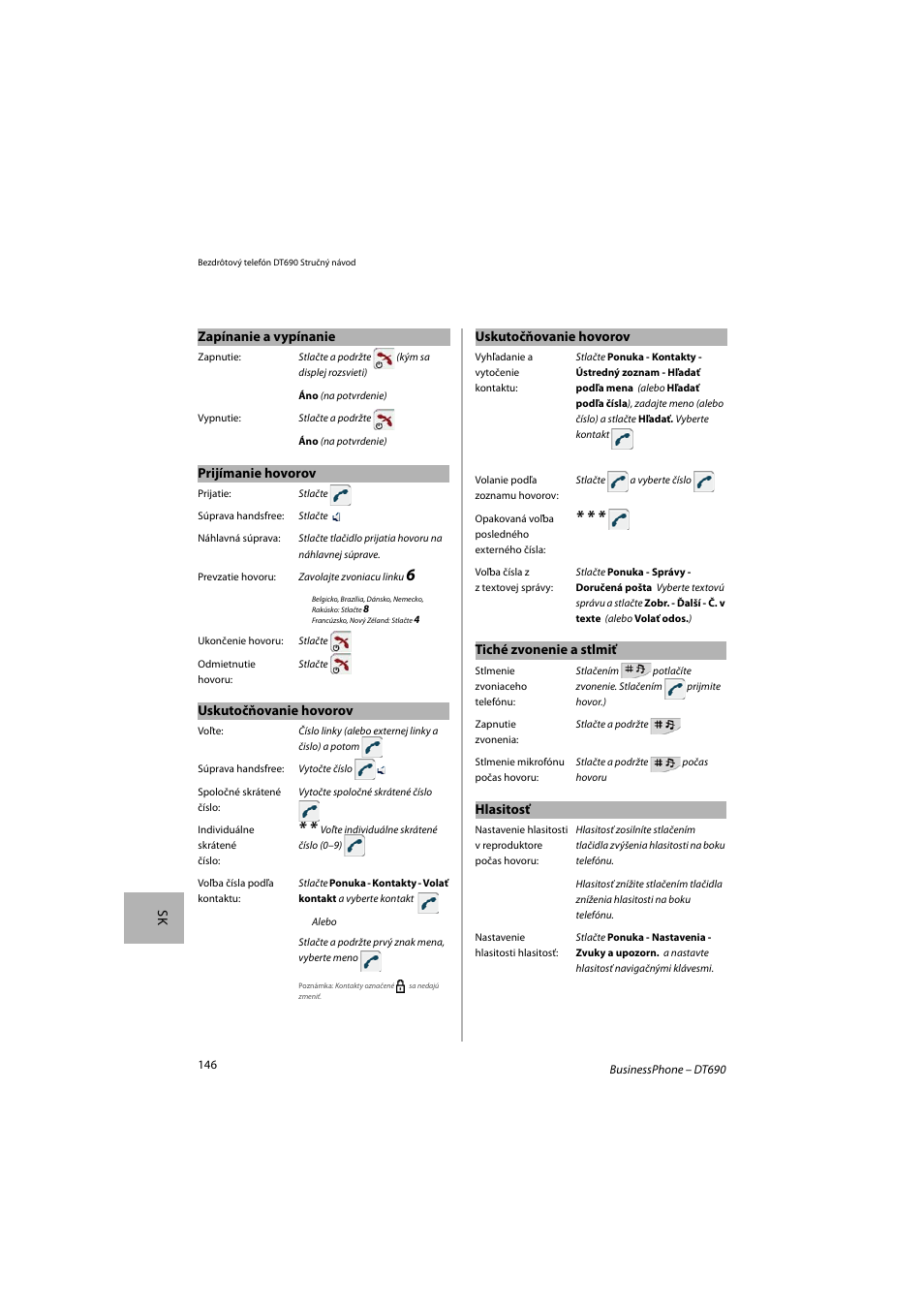 AASTRA DT690 for BusinessPhone Quick Reference Guide User Manual | Page 146 / 176