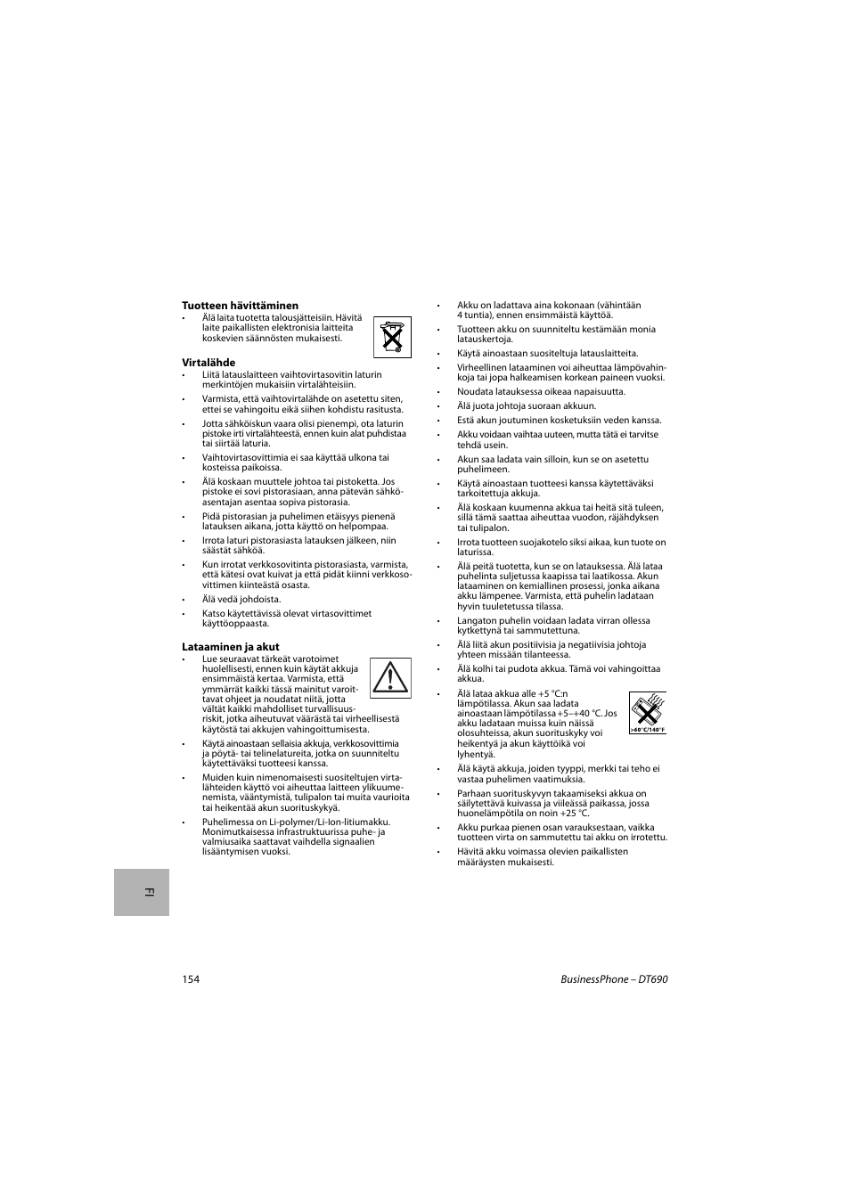 AASTRA DT690 for BusinessPhone Quick Reference Guide User Manual | Page 154 / 176