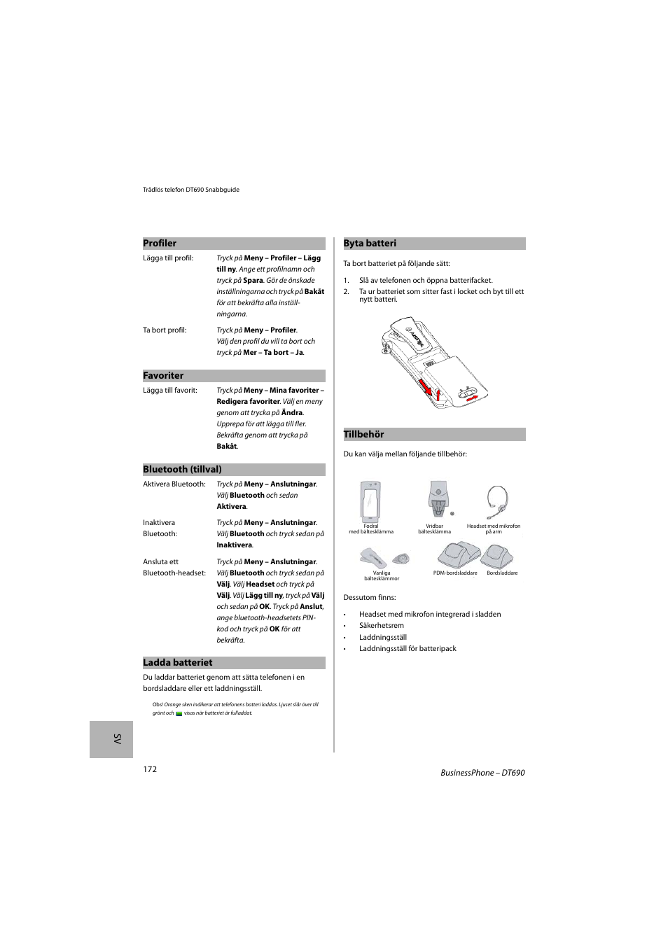 AASTRA DT690 for BusinessPhone Quick Reference Guide User Manual | Page 172 / 176