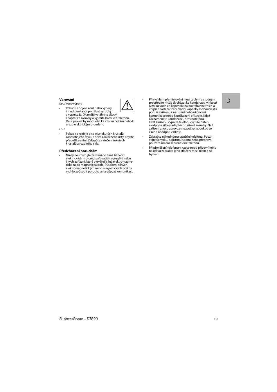 AASTRA DT690 for BusinessPhone Quick Reference Guide User Manual | Page 19 / 176