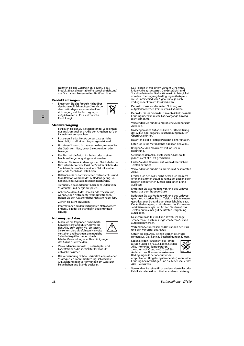 AASTRA DT690 for BusinessPhone Quick Reference Guide User Manual | Page 38 / 176