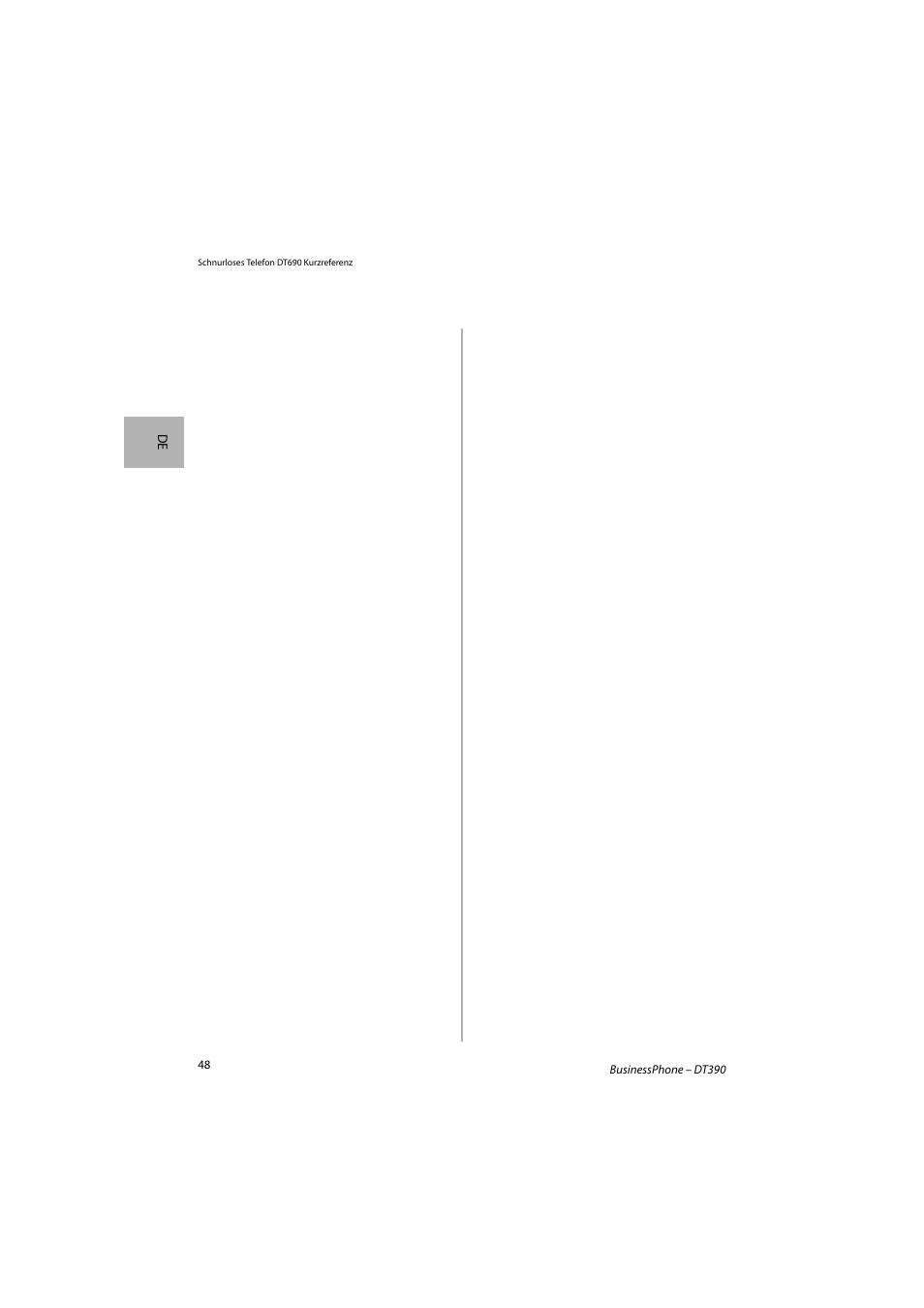 AASTRA DT690 for BusinessPhone Quick Reference Guide User Manual | Page 48 / 176