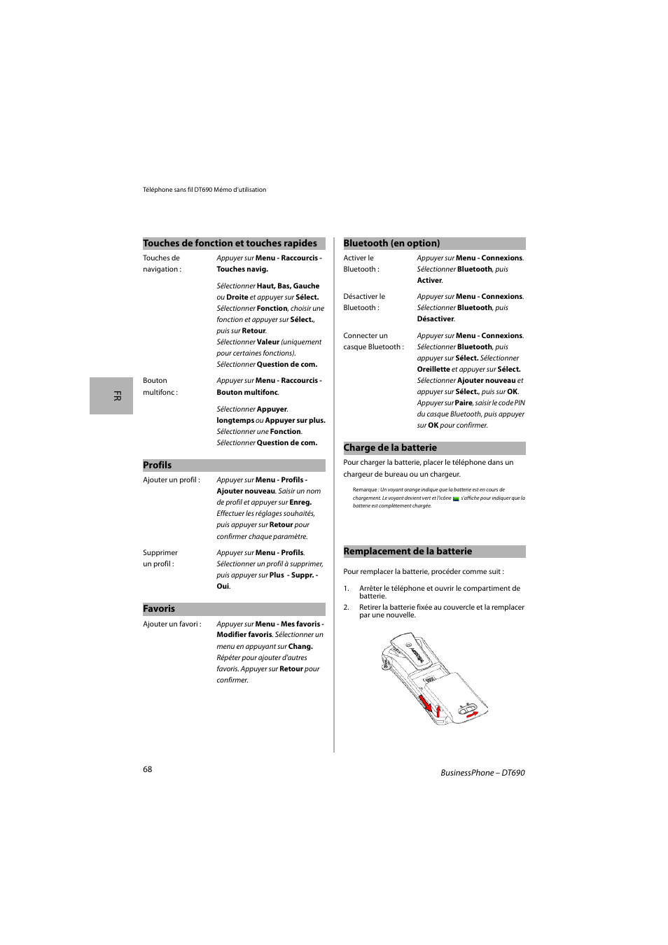 AASTRA DT690 for BusinessPhone Quick Reference Guide User Manual | Page 68 / 176