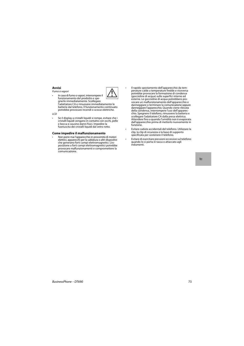 AASTRA DT690 for BusinessPhone Quick Reference Guide User Manual | Page 73 / 176