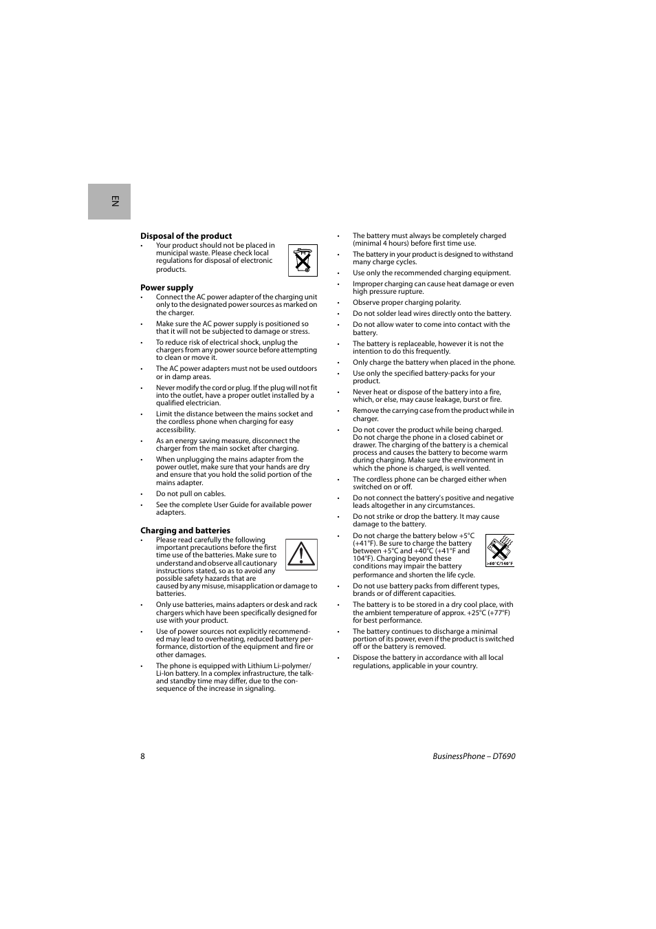 AASTRA DT690 for BusinessPhone Quick Reference Guide User Manual | Page 8 / 176