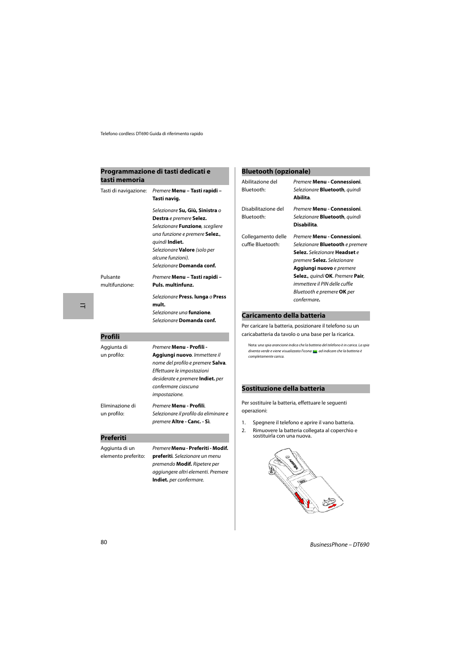 AASTRA DT690 for BusinessPhone Quick Reference Guide User Manual | Page 80 / 176
