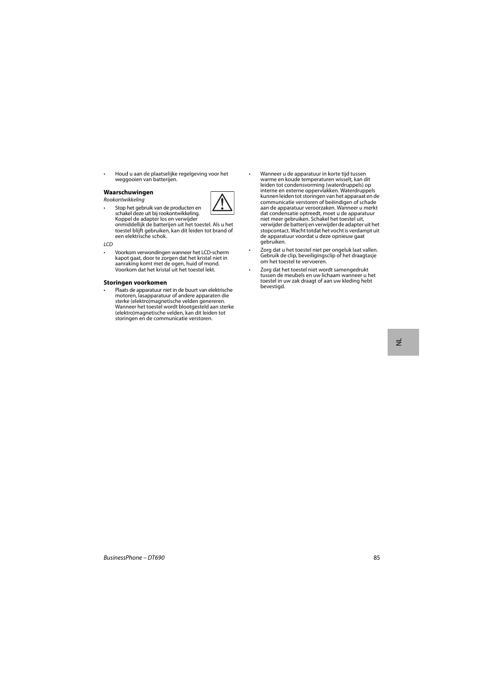 AASTRA DT690 for BusinessPhone Quick Reference Guide User Manual | Page 85 / 176