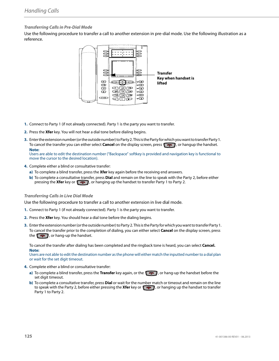 Handling calls | AASTRA 6755i User Guide EN User Manual | Page 132 / 221