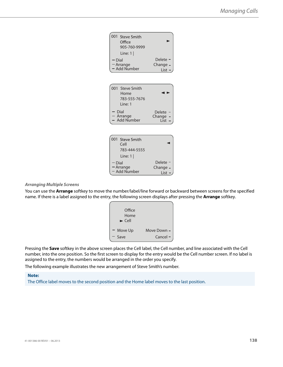 Managing calls | AASTRA 6755i User Guide EN User Manual | Page 145 / 221
