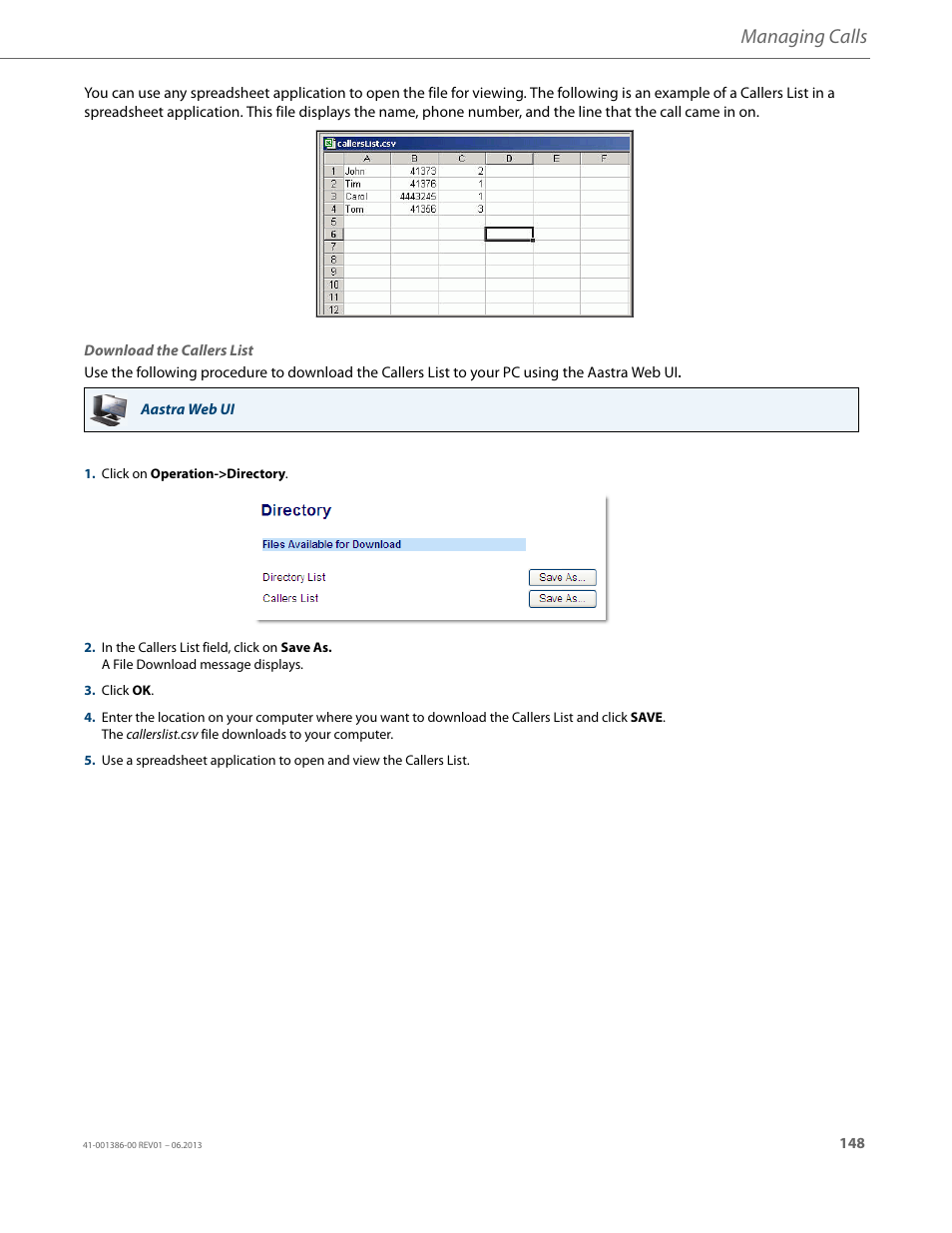 Managing calls | AASTRA 6755i User Guide EN User Manual | Page 155 / 221