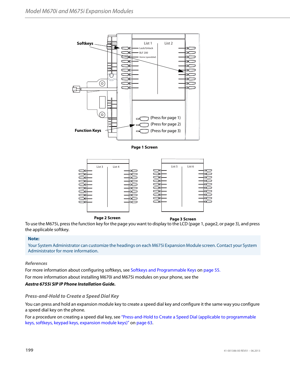 Press-and-hold to create a speed dial key | AASTRA 6755i User Guide EN User Manual | Page 206 / 221