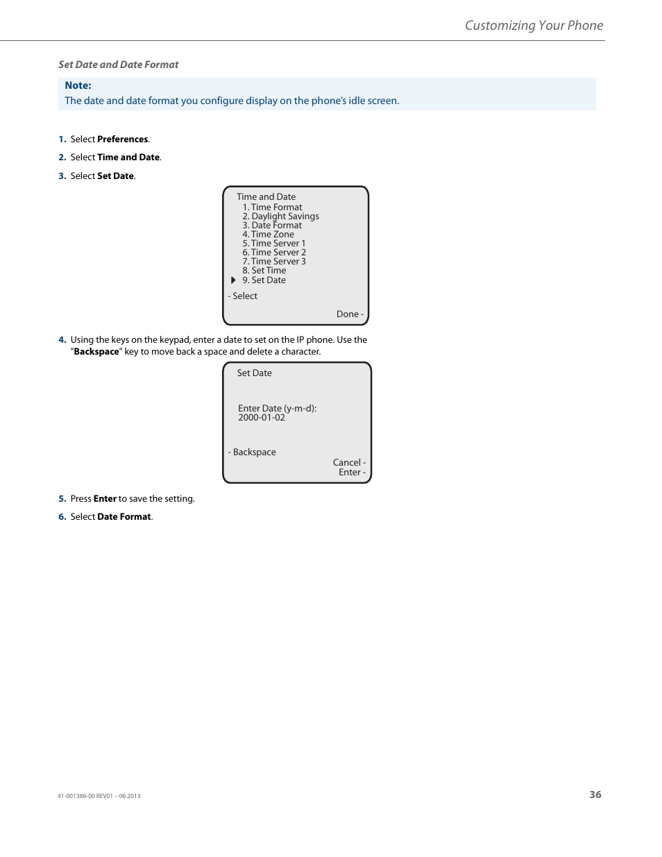 Customizing your phone | AASTRA 6755i User Guide EN User Manual | Page 43 / 221