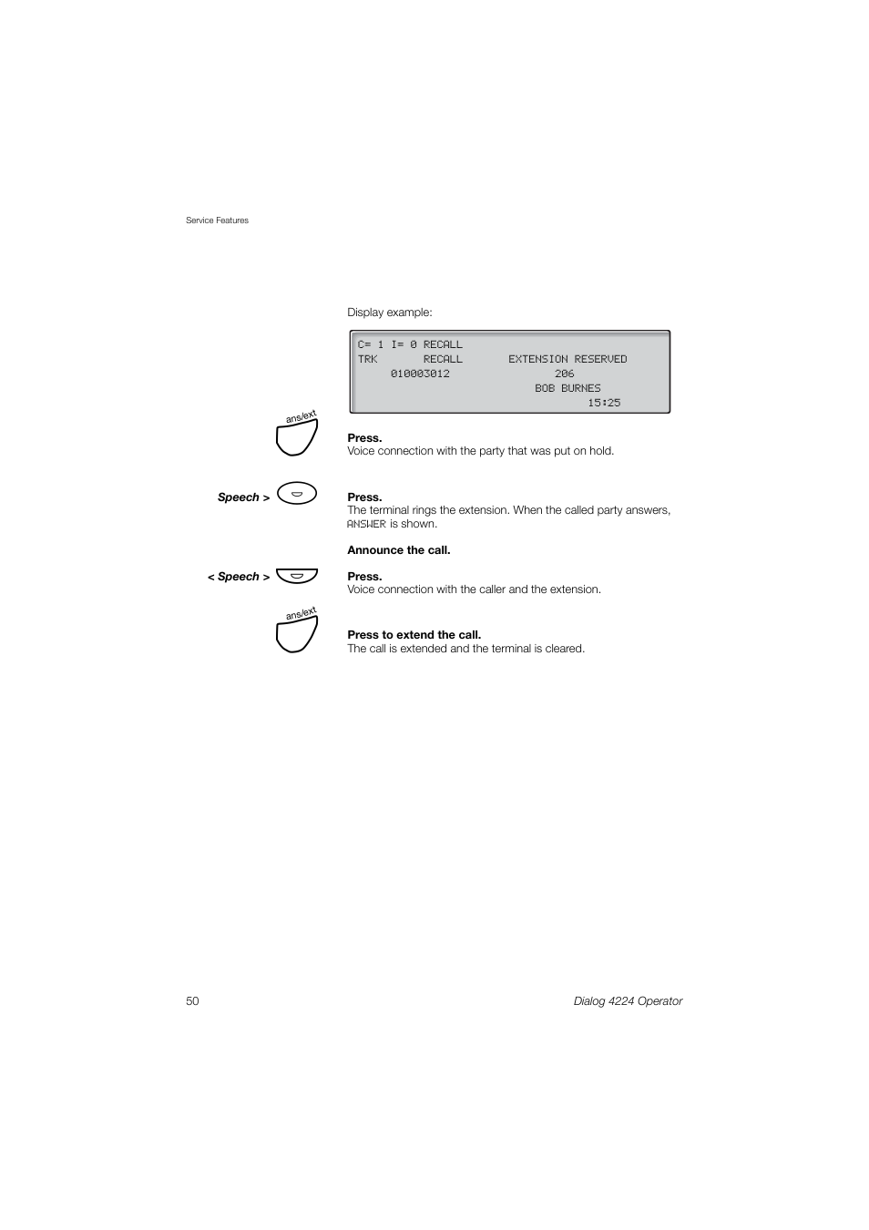 AASTRA 4224 Operator for MX-ONE User Guide User Manual | Page 50 / 100