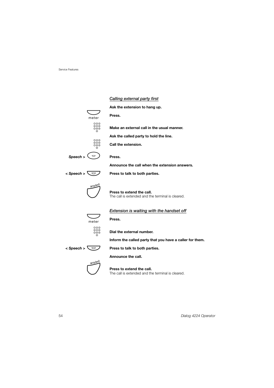 AASTRA 4224 Operator for MX-ONE User Guide User Manual | Page 54 / 100