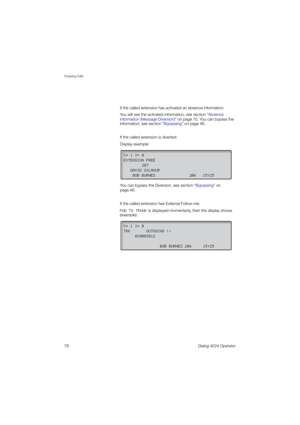 AASTRA 4224 Operator for MX-ONE User Guide User Manual | Page 78 / 100