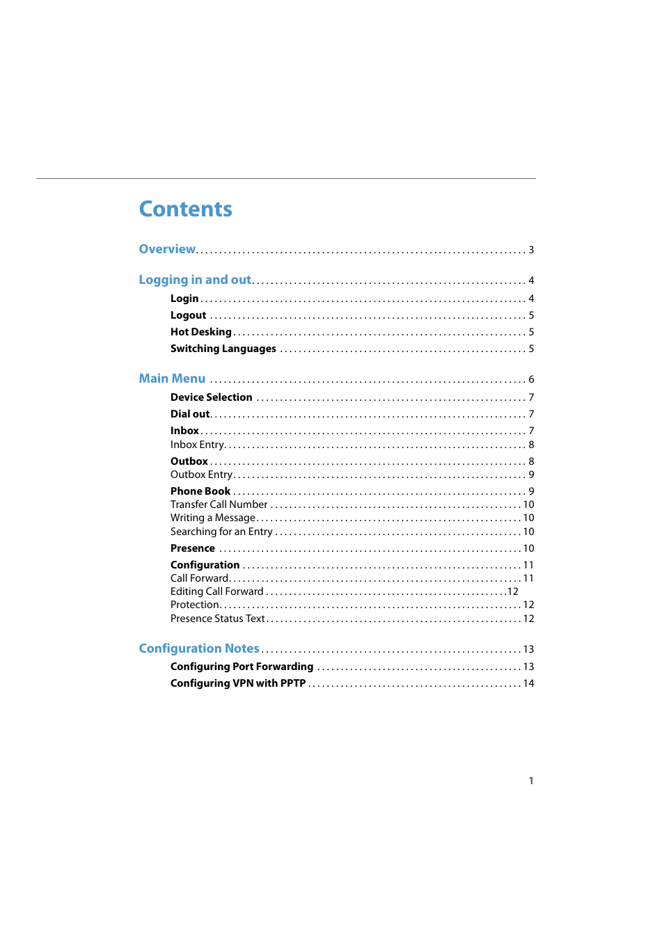AASTRA CTI Touch User Guide User Manual | Page 3 / 20