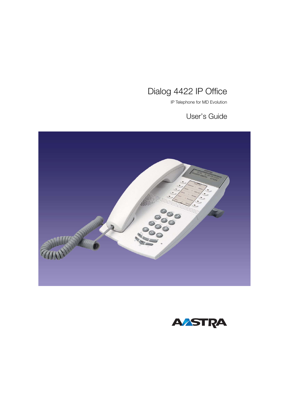 AASTRA 4422 IP Office for MD Evolution User Guide User Manual | 151 pages