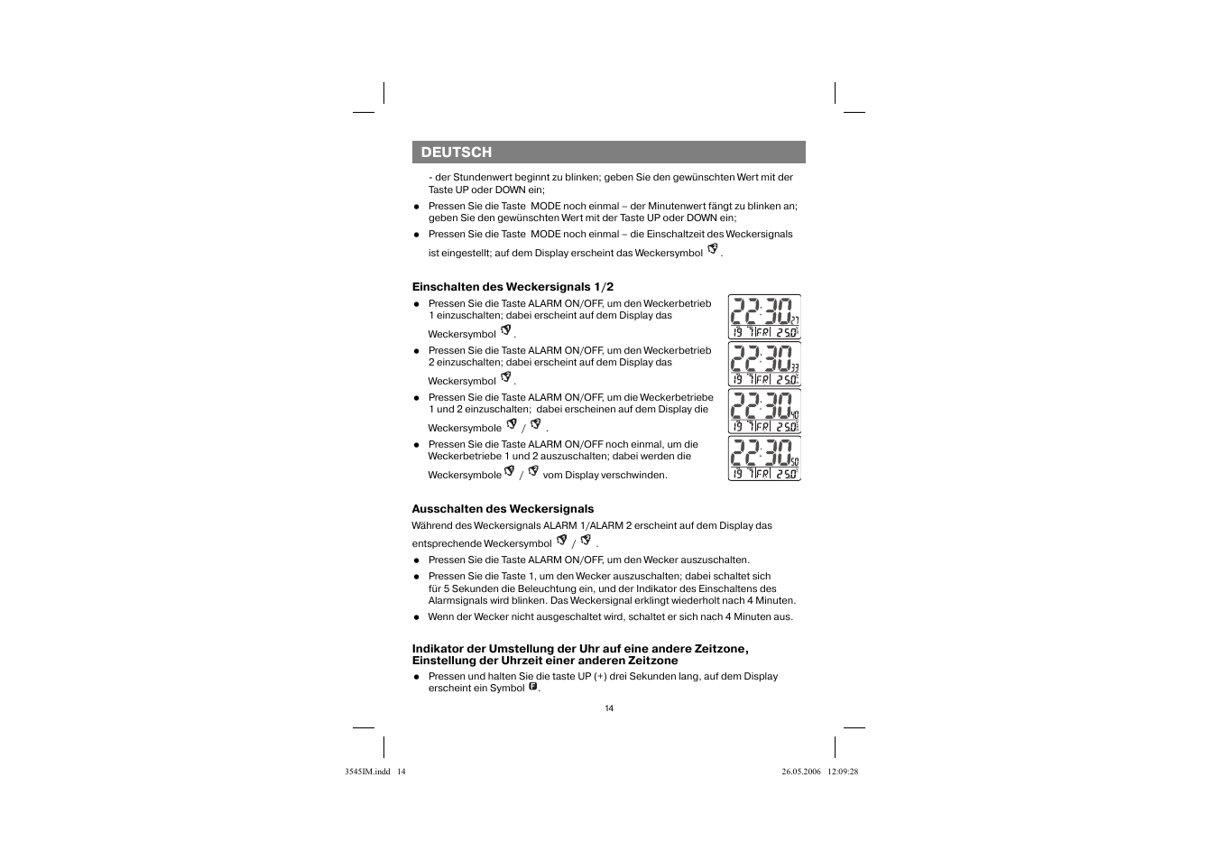 Deutsch | Vitek VT-3545 W User Manual | Page 13 / 39