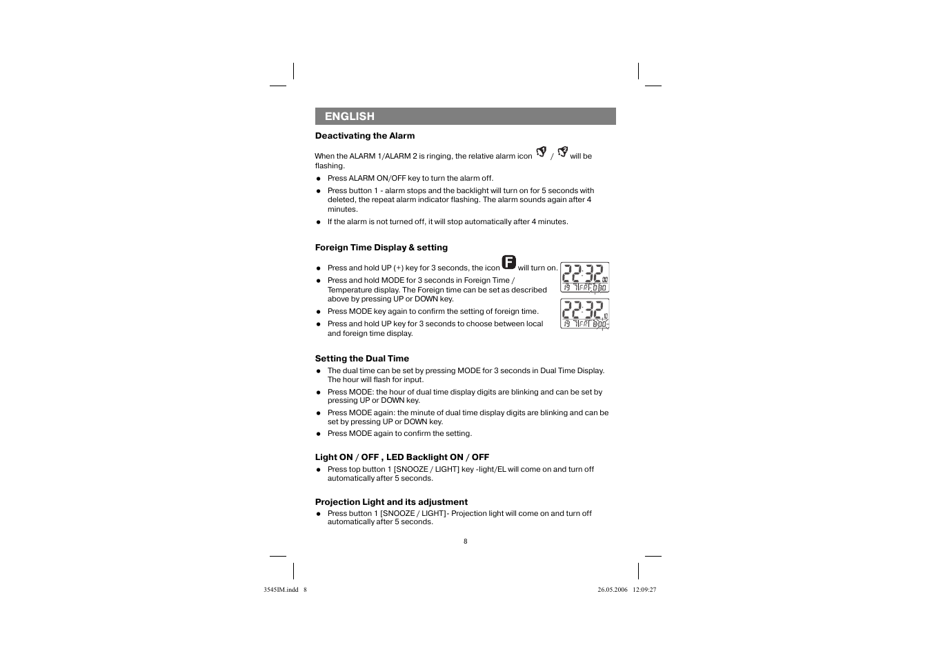 English | Vitek VT-3545 W User Manual | Page 7 / 39