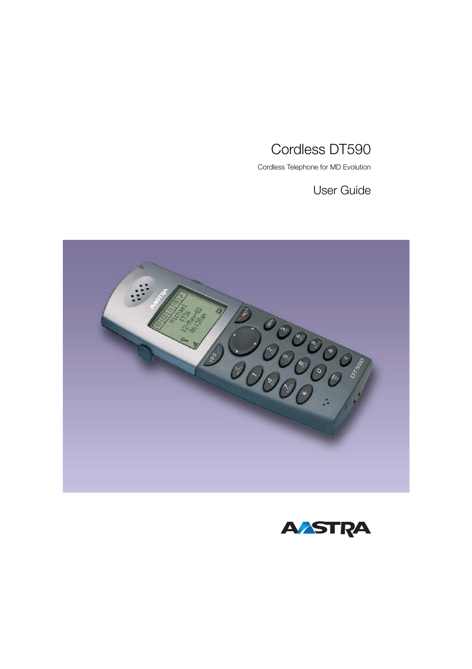 AASTRA DT590 for MD Evolution User Guide EN User Manual | 166 pages