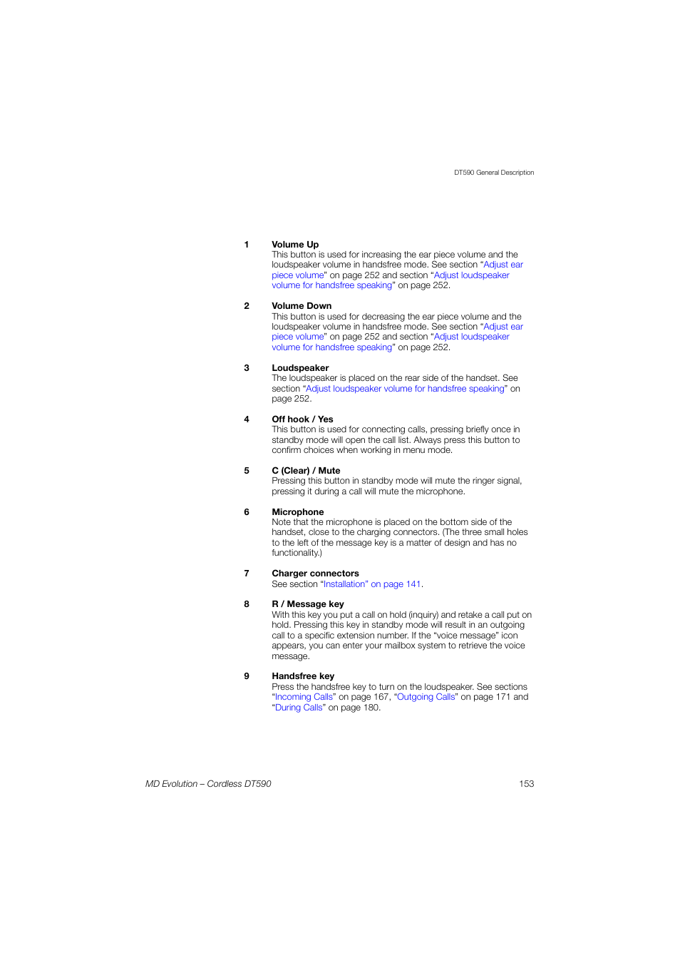 AASTRA DT590 for MD Evolution User Guide EN User Manual | Page 23 / 166