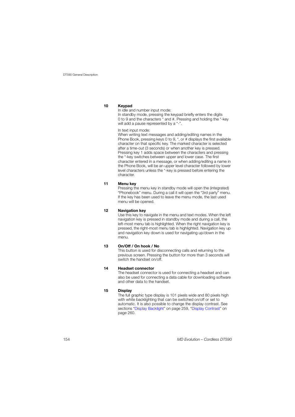 AASTRA DT590 for MD Evolution User Guide EN User Manual | Page 24 / 166