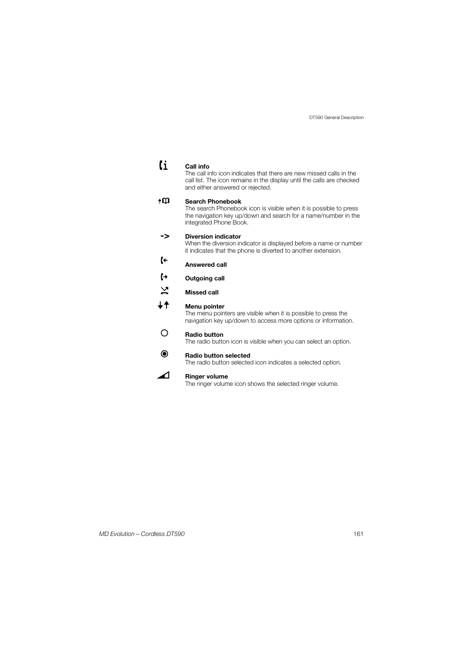 AASTRA DT590 for MD Evolution User Guide EN User Manual | Page 31 / 166