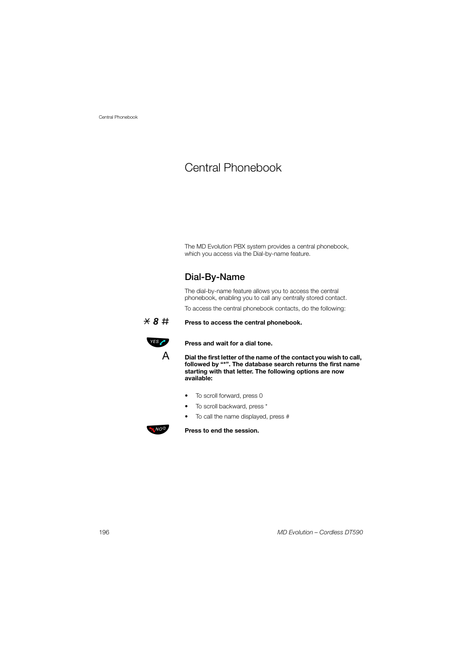 Central phonebook, Dial-by-name, 87 and | AASTRA DT590 for MD Evolution User Guide EN User Manual | Page 66 / 166