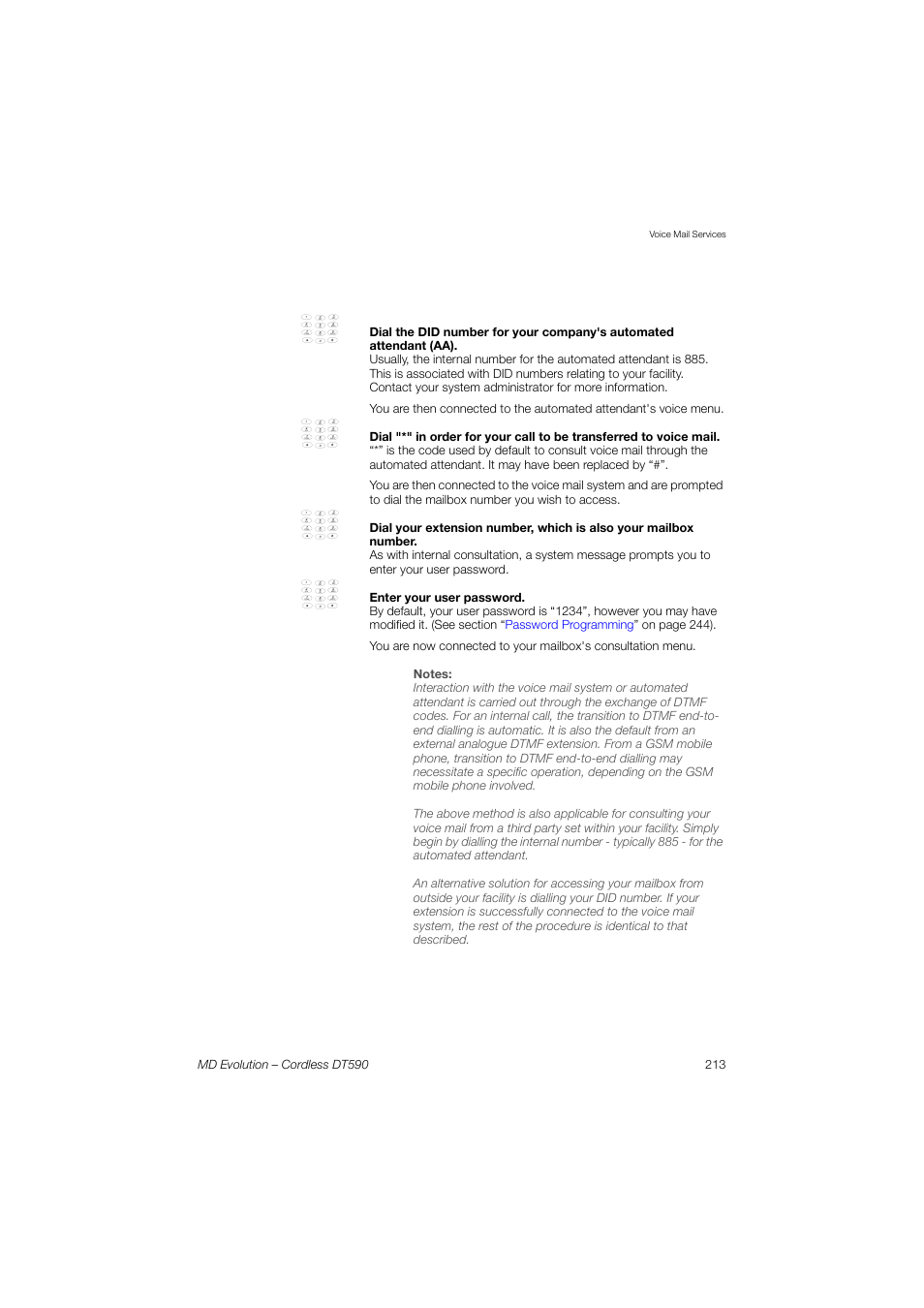AASTRA DT590 for MD Evolution User Guide EN User Manual | Page 83 / 166