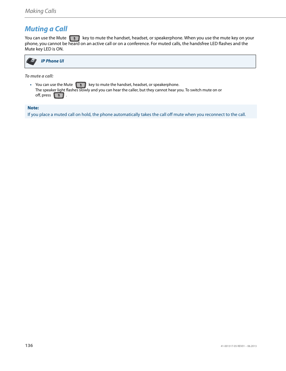 Muting a call, Making calls | AASTRA 6739i User Guide EN User Manual | Page 142 / 214