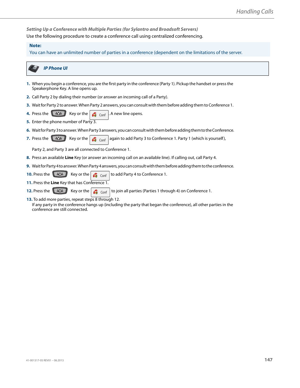 Handling calls | AASTRA 6739i User Guide EN User Manual | Page 153 / 214