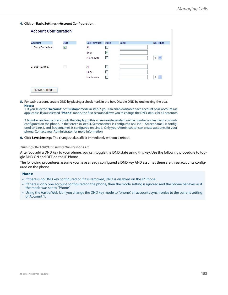 Managing calls | AASTRA 6739i User Guide EN User Manual | Page 159 / 214