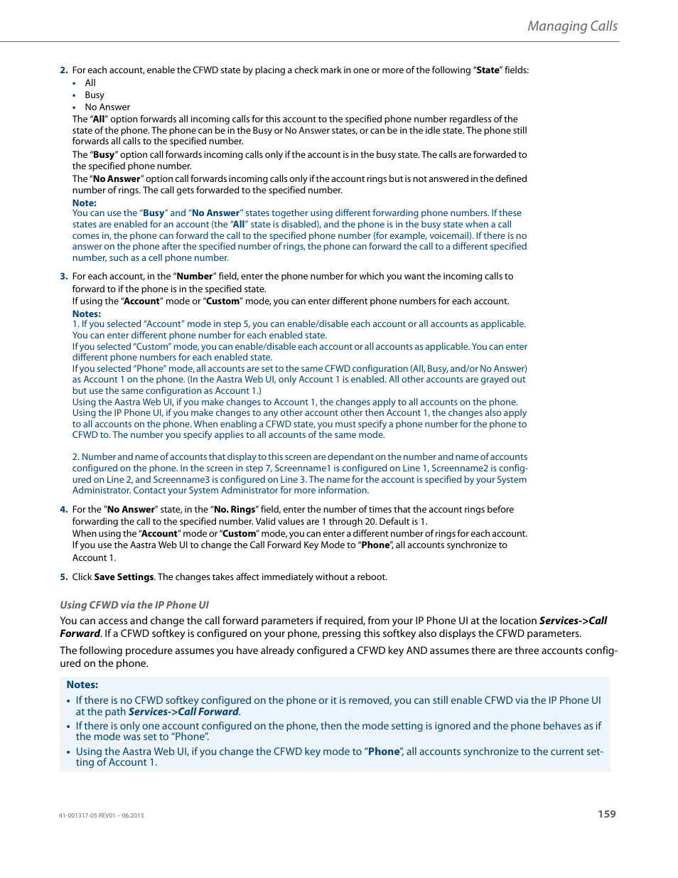 Managing calls | AASTRA 6739i User Guide EN User Manual | Page 165 / 214