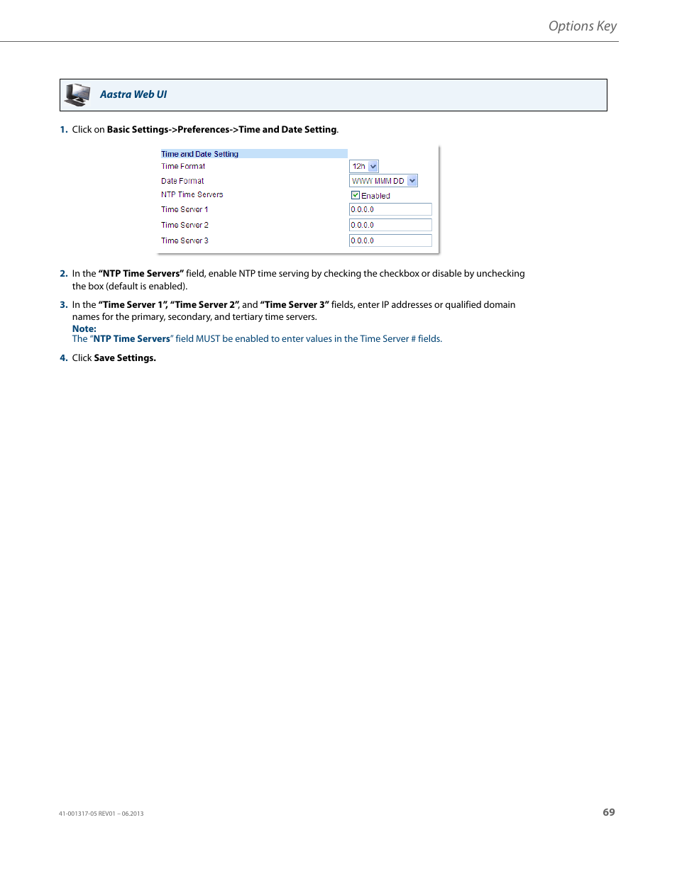 Options key | AASTRA 6739i User Guide EN User Manual | Page 75 / 214