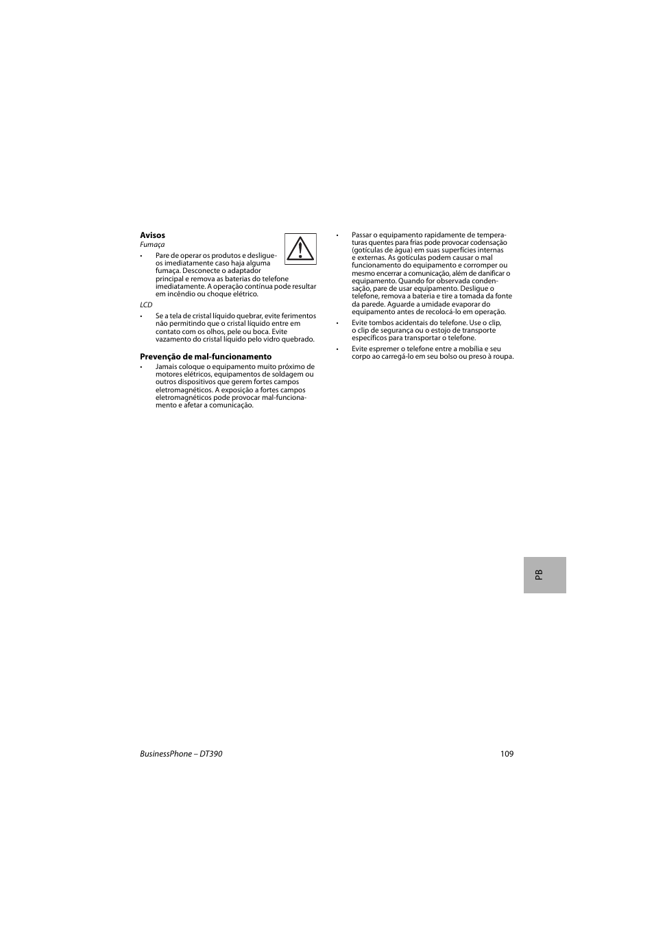 AASTRA DT390 for BusinessPhone Quick Reference Guide User Manual | Page 109 / 160