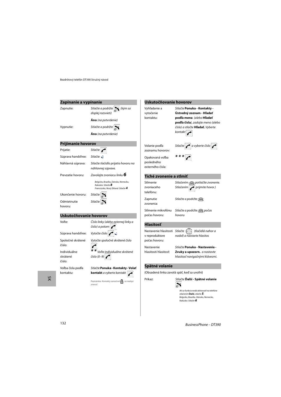 AASTRA DT390 for BusinessPhone Quick Reference Guide User Manual | Page 132 / 160