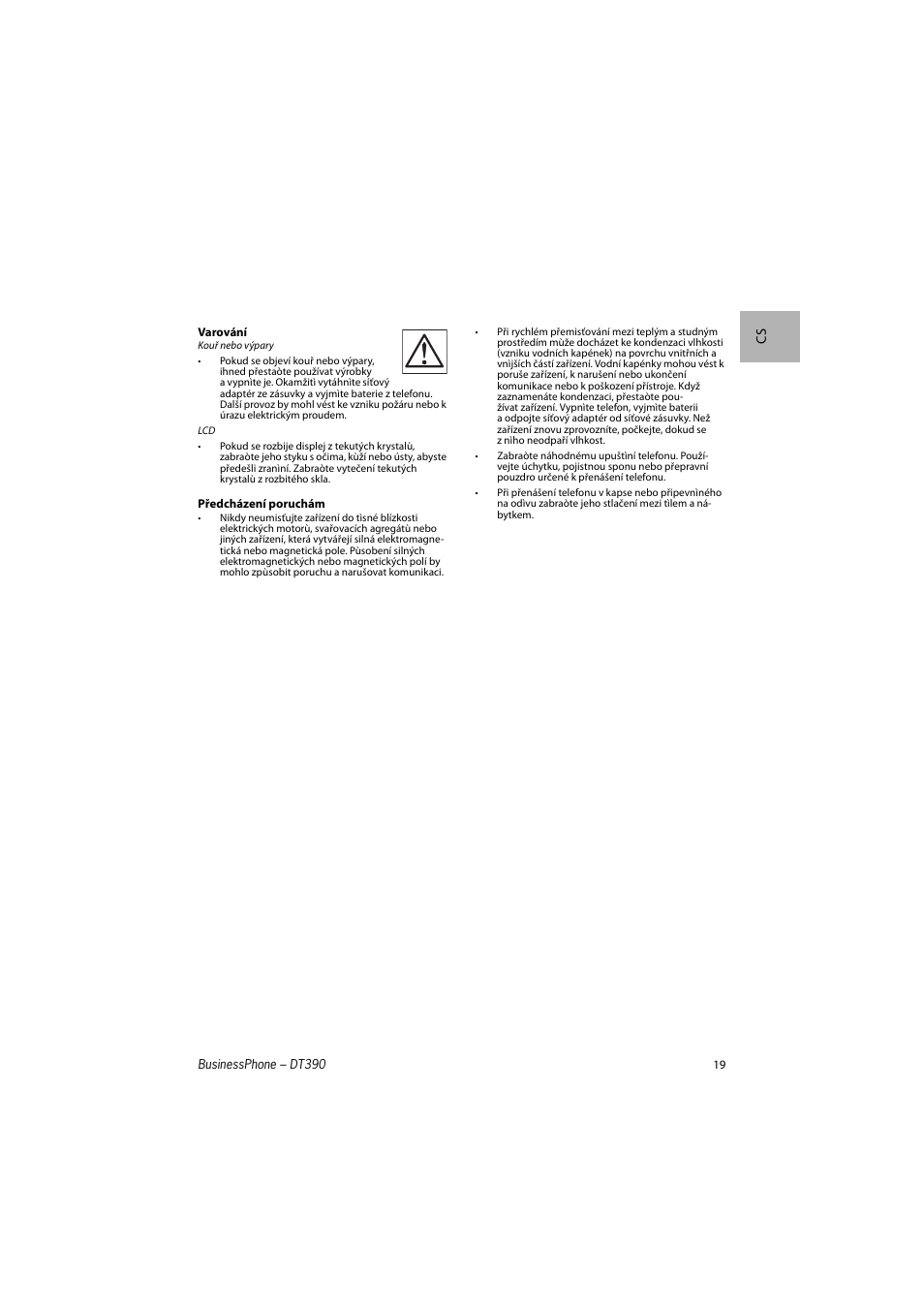 AASTRA DT390 for BusinessPhone Quick Reference Guide User Manual | Page 19 / 160