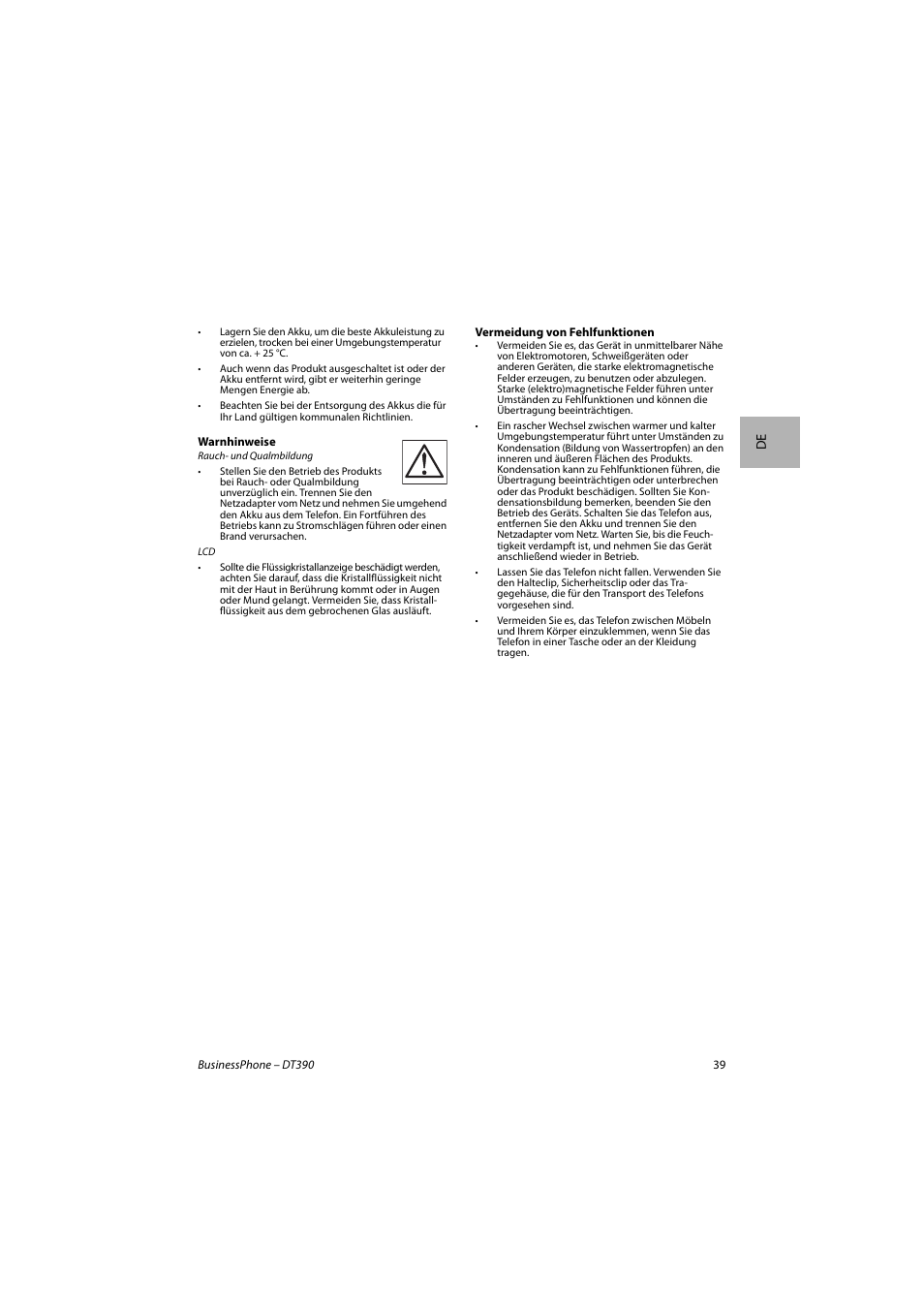 AASTRA DT390 for BusinessPhone Quick Reference Guide User Manual | Page 39 / 160