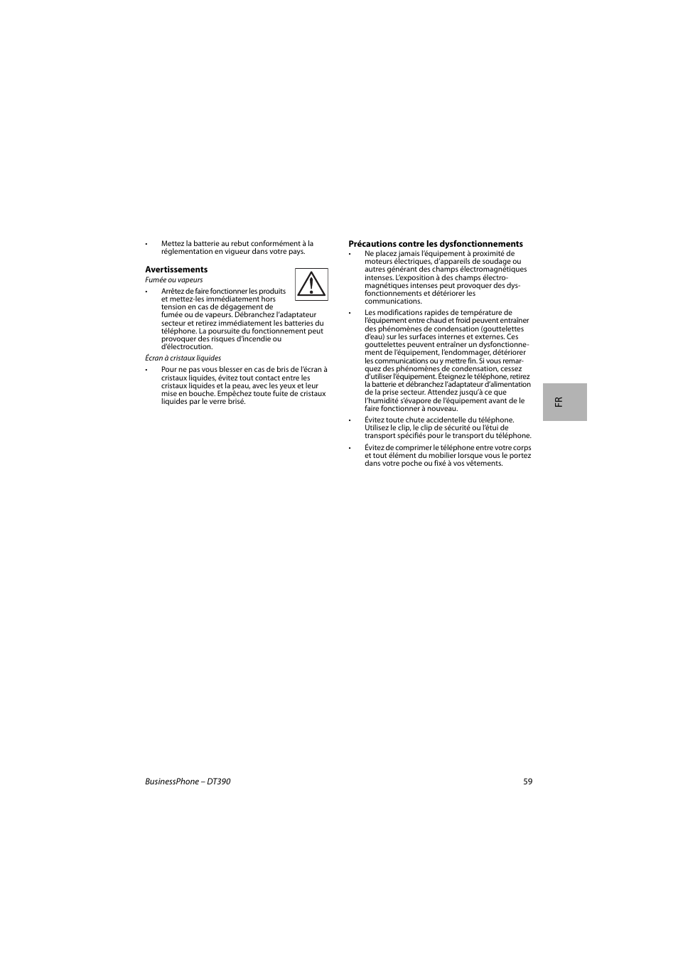 AASTRA DT390 for BusinessPhone Quick Reference Guide User Manual | Page 59 / 160