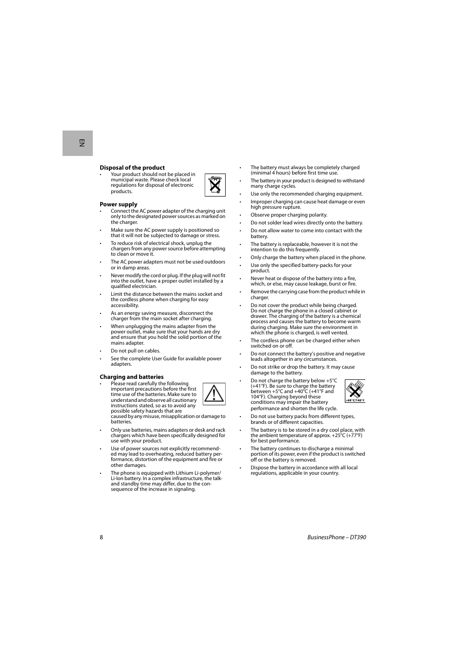 AASTRA DT390 for BusinessPhone Quick Reference Guide User Manual | Page 8 / 160